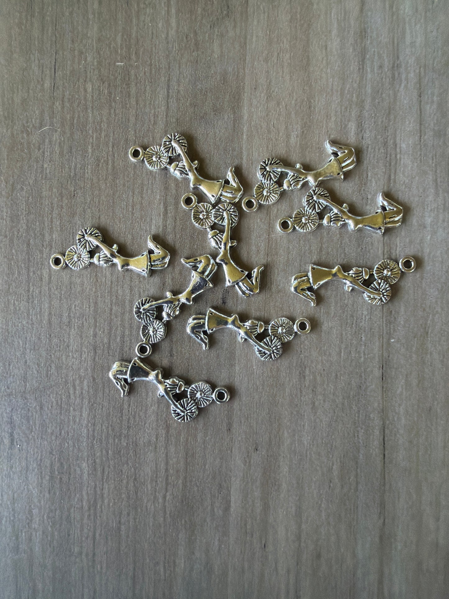 Cheerleader Jumping Charm Lot