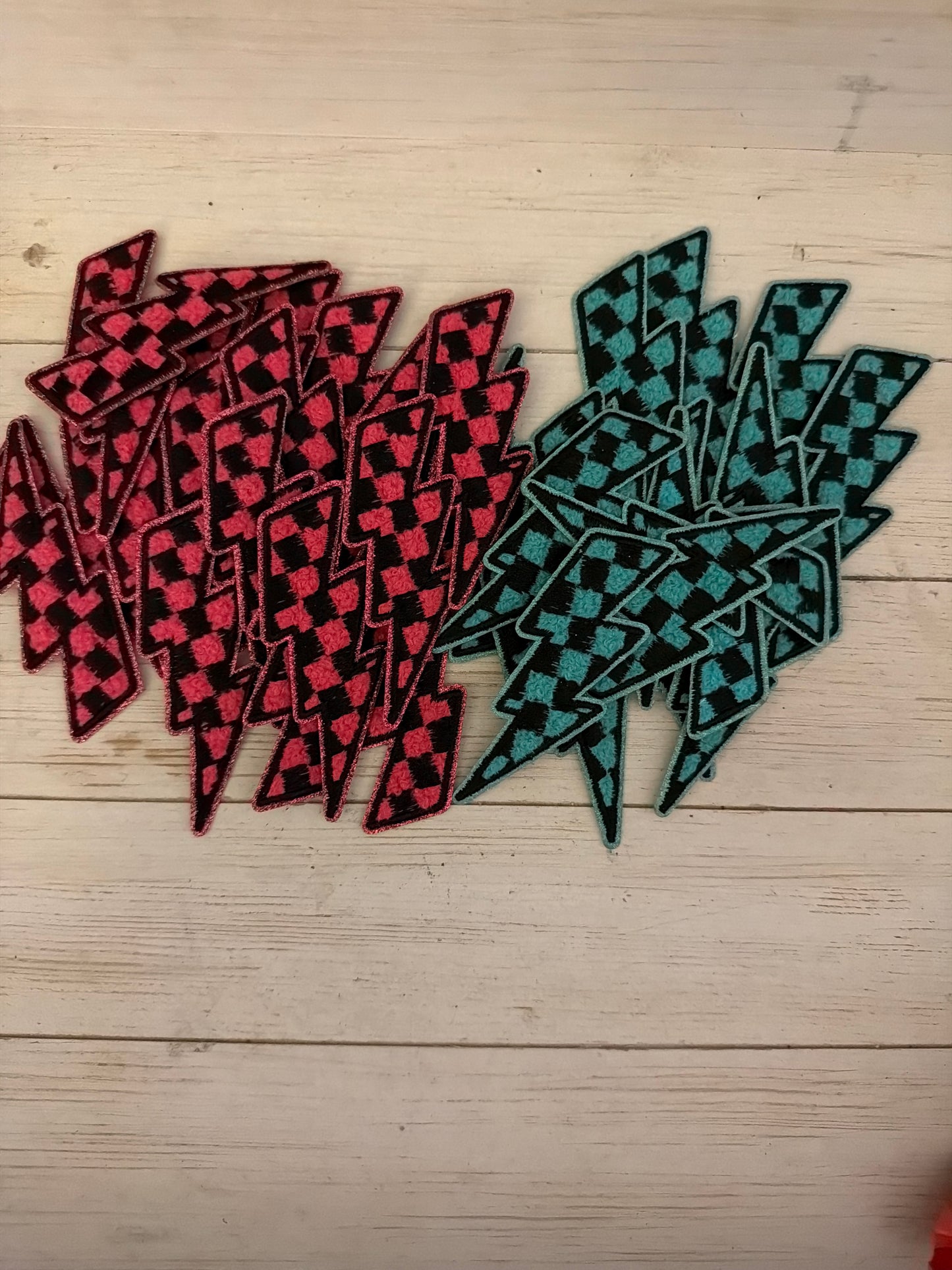 Checkered Bolt Patch