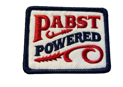 Pabst Powered Embroidered Patch Iron on Ready PBR