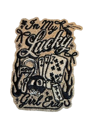 Lucky Girl Era Glitter Patch 4n