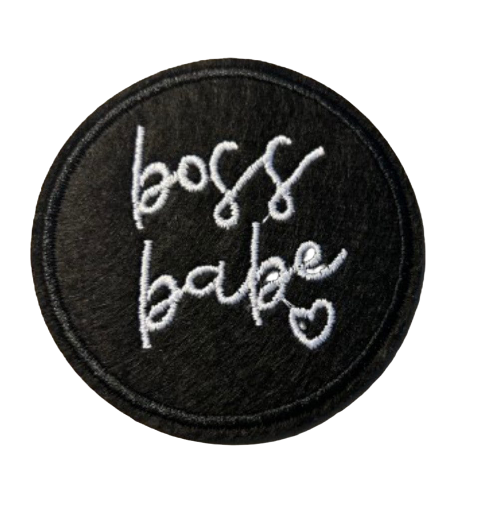 Boss Babe Iron On Ready Patch  Embroidered Filler Patch Hat Bar Patch Women Boss Lady