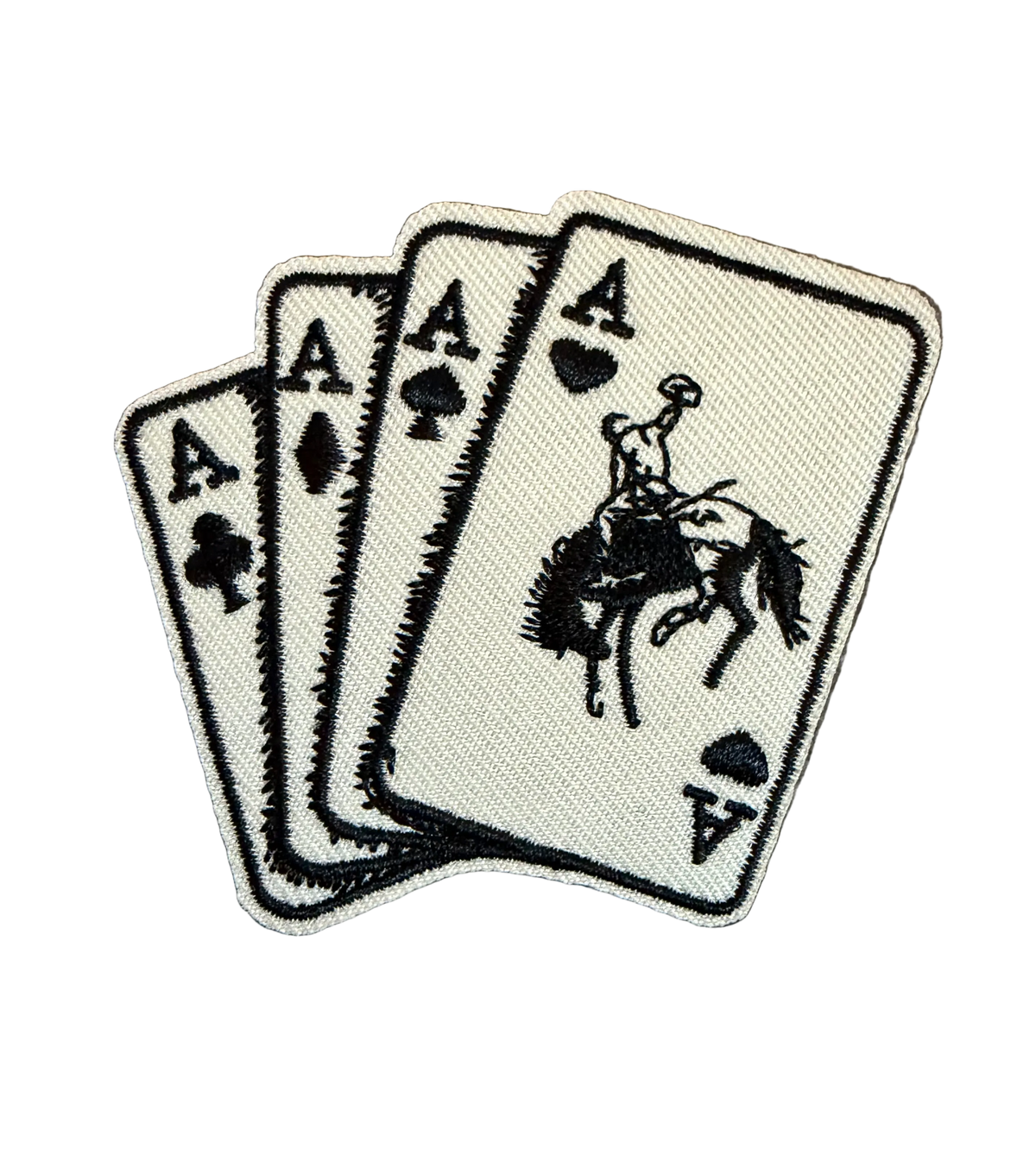 Cowboy Rodeo Cards Patch