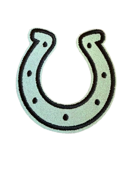 Glitter Horseshoe Patch