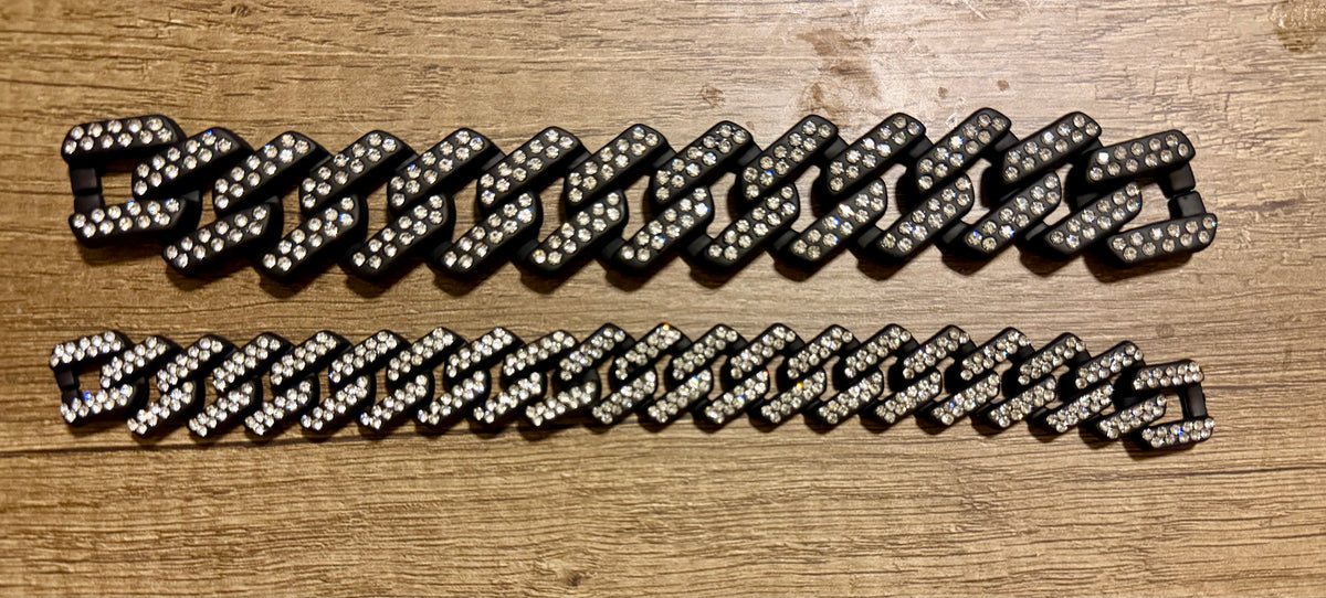Square Bling Matte Chains
