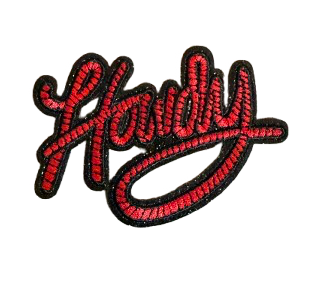 Howdy Rope Bow Patch 4q