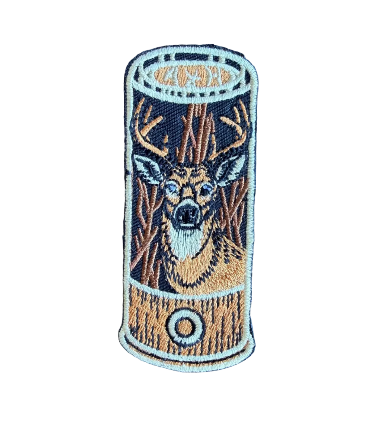 Buck Deer Shotgun Shell Patch