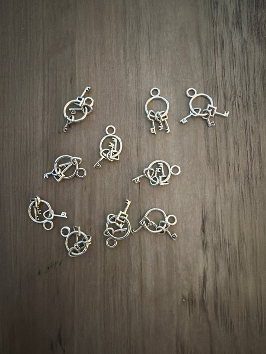 Hanging Keys Charm Lot