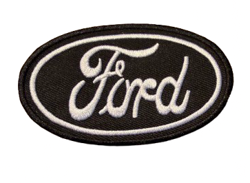 Black Ford oval Patch