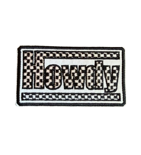 Howdy Checkered Patch 13j