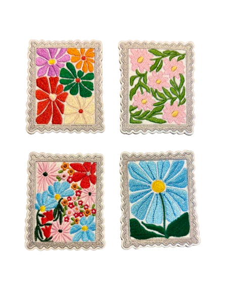 Flower Stamp Patches
