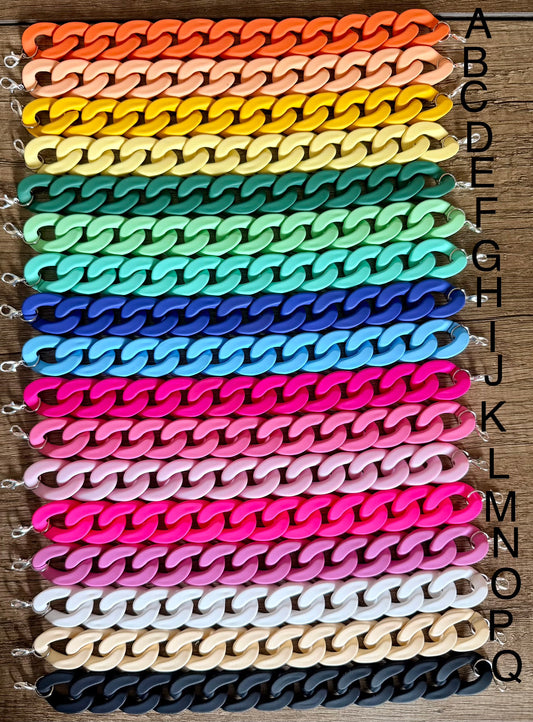 Large Matte Hat Chains