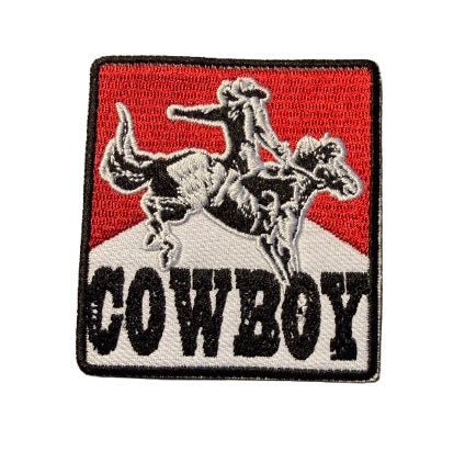 Cowboy Red and White Patch 15d