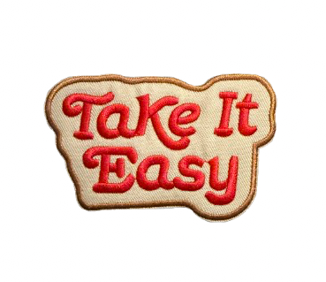 Take It Easy Tan/Red Patch 21p