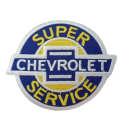 CHEVROLET SUPER SERVICE Patch 3” Iron On Ready Chevy Brand New