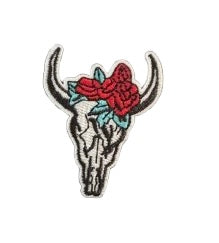 Skull with Roses Patch 7y