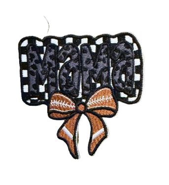 Football Mama Bow Patch 21s
