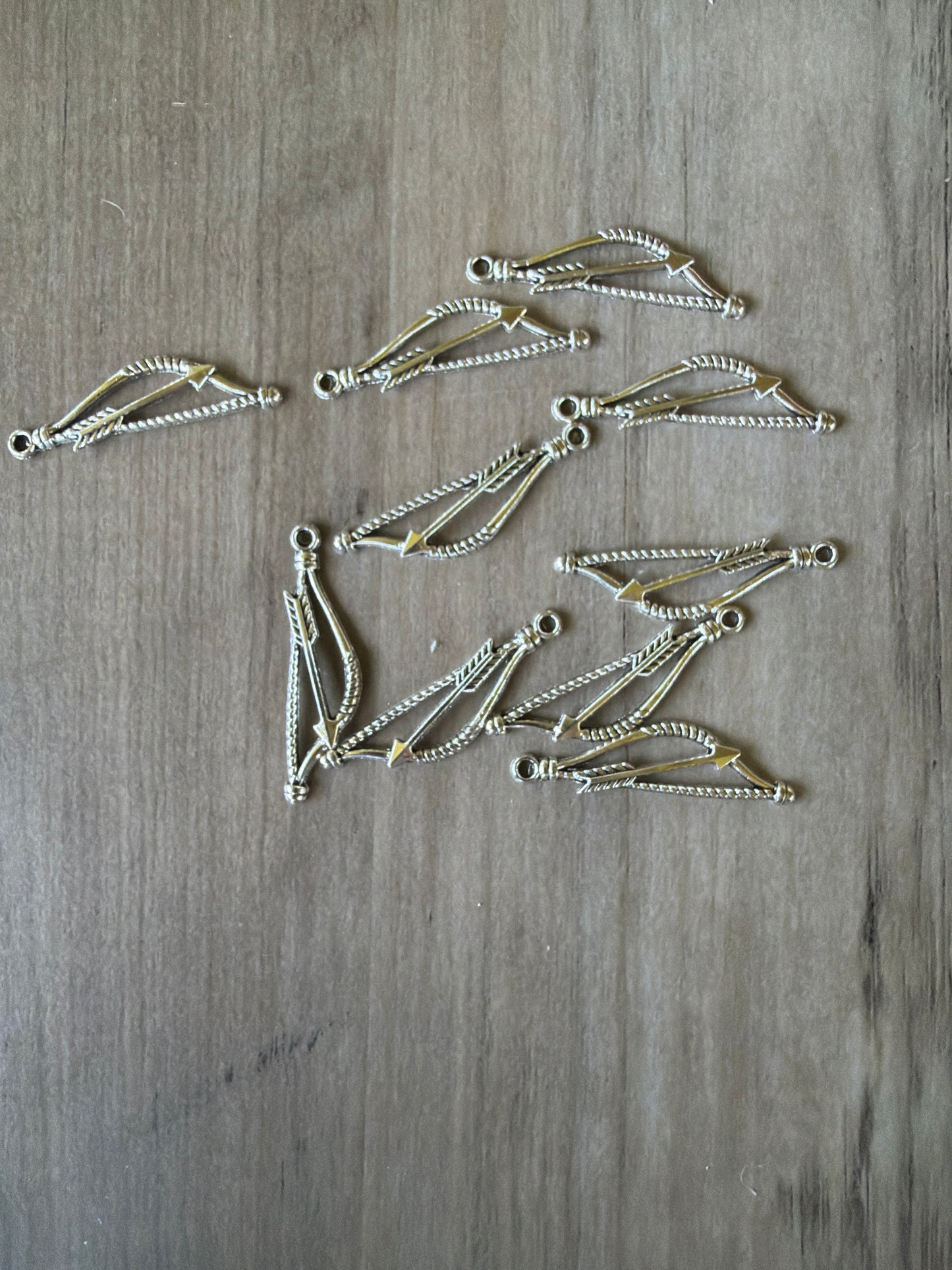 Bow and Arrow Charm Lot