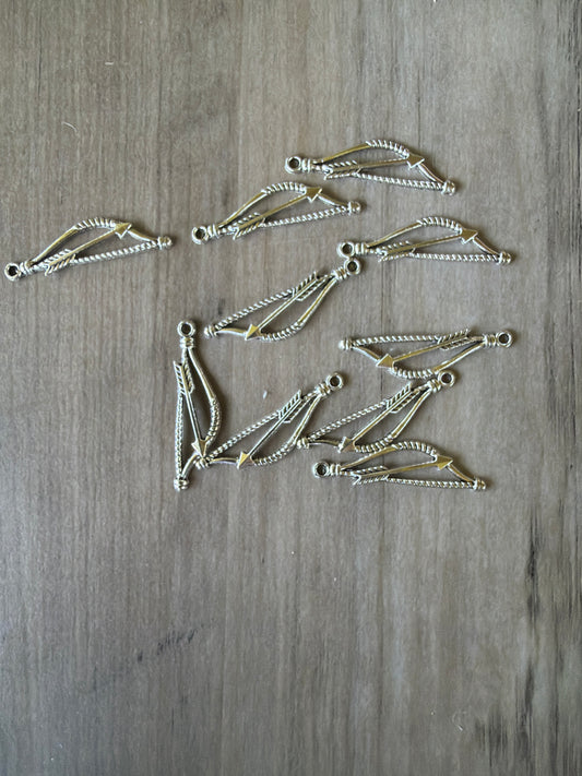 Bow and Arrow Charm Lot