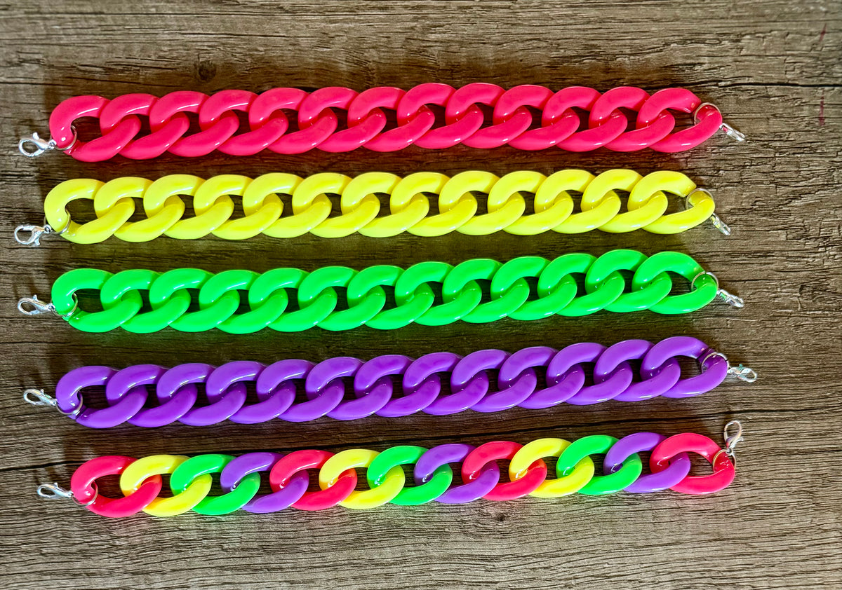 Neon Chunky Chains