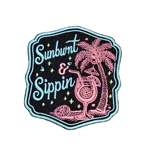 Sunburnt & Sippin Patch