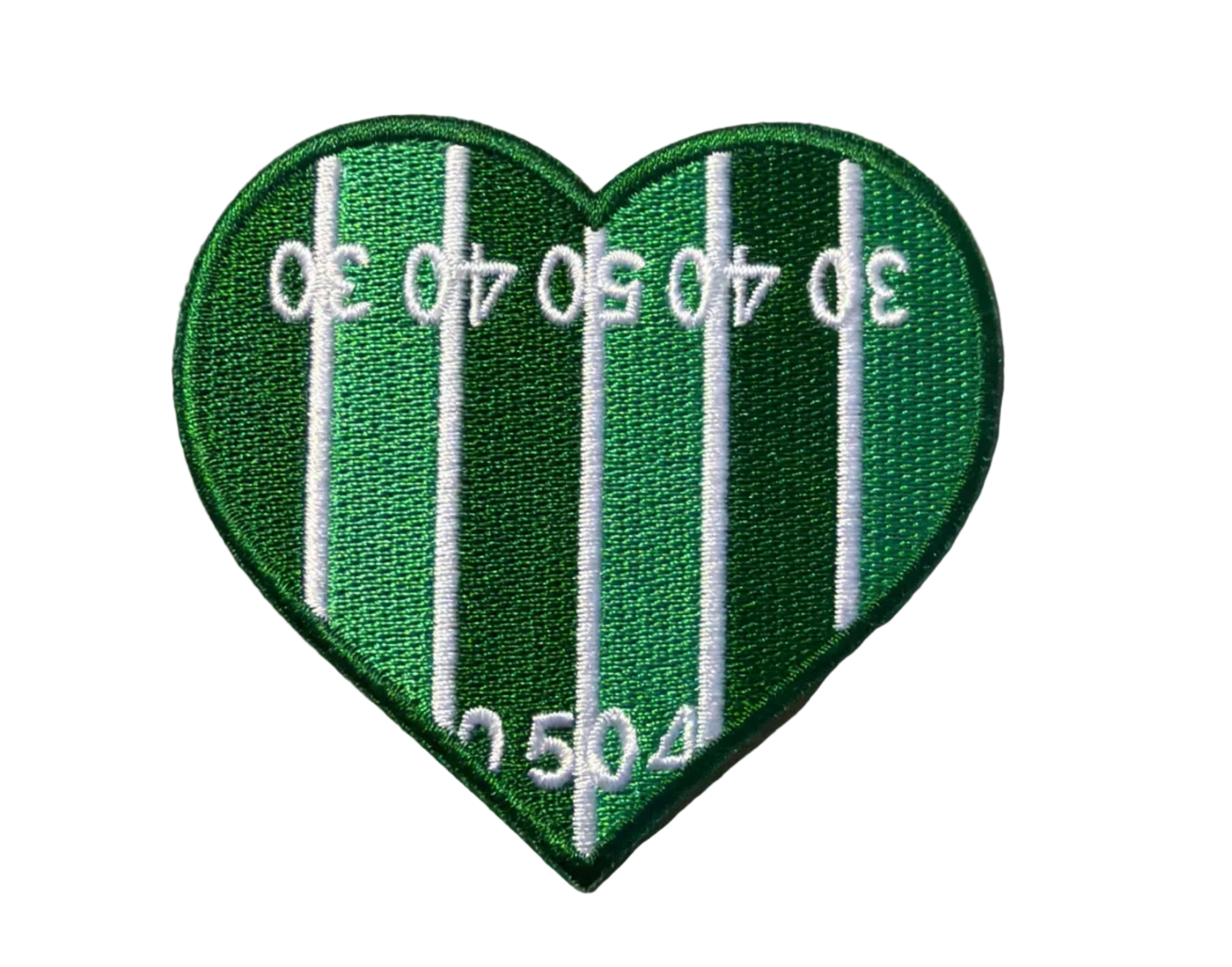 Football Field Heart Patch