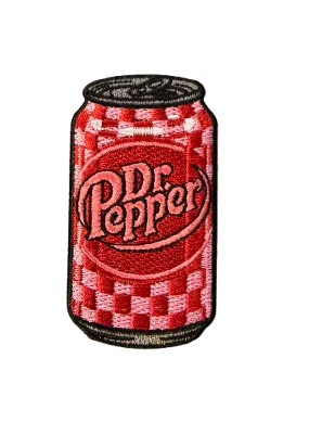 Dr. Pepper Checkered Cans Patch 2w