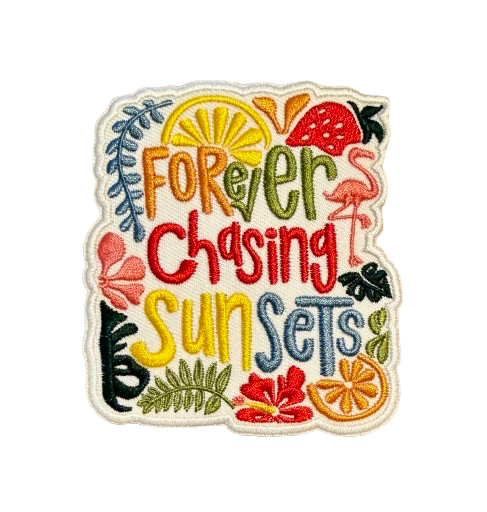 Forever Chasing Sunsets Patch