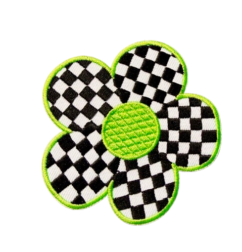 Checkered Daisy Patches