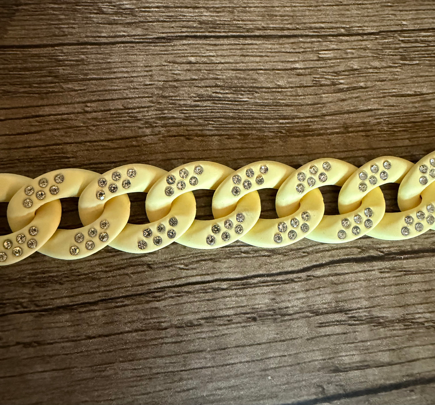Medium Link Rhinestone Chain