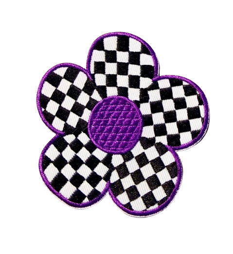 Checkered Daisy Patches