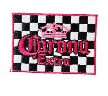 Pink Corona Patch 10jj