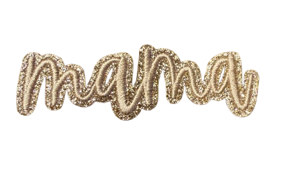 Mama Glitter Patches 7ijk