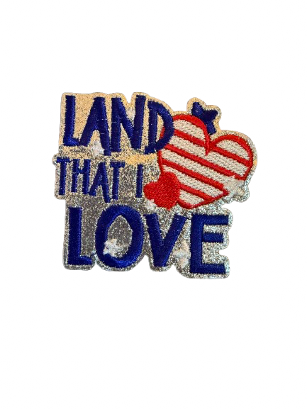 Land That I Love Glitter Patch