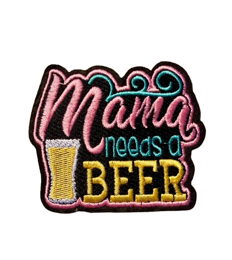 Mama Needs A Beer Patch 6u