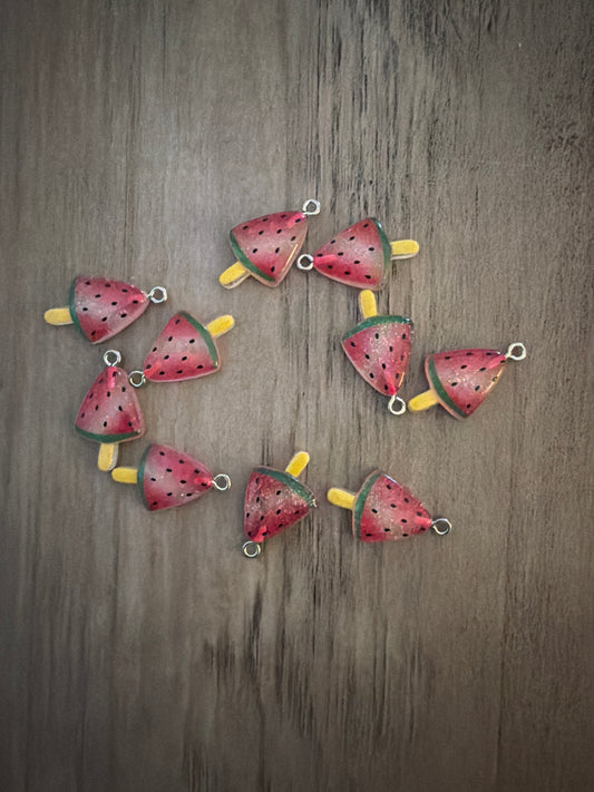 Watermelon popsicle Charm Lot