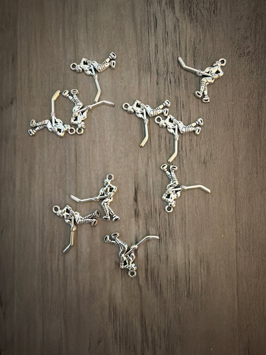 Hockey Player Charm Lot