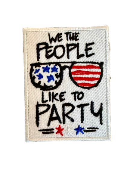 We The People Like To Party USA Patch 8i