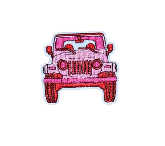 Pink Jeep Patch 14r
