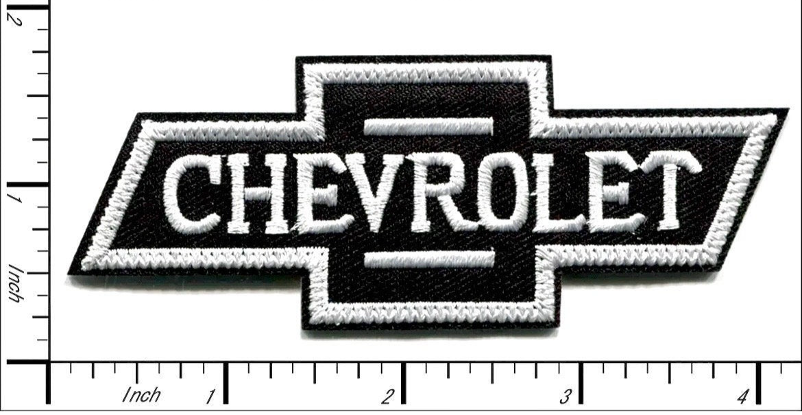 CHEVROLET Bow Tie Logo Patch Iron On Ready Chevy Brand New - Truck Mechanic Hat Filler Cap