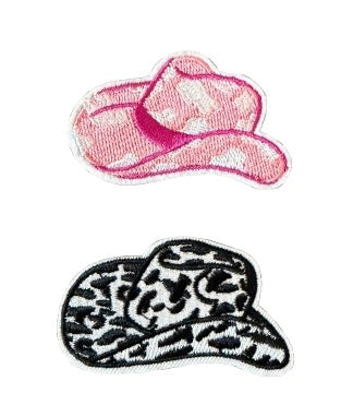 Leopard Cowboy Hat Patch 10s