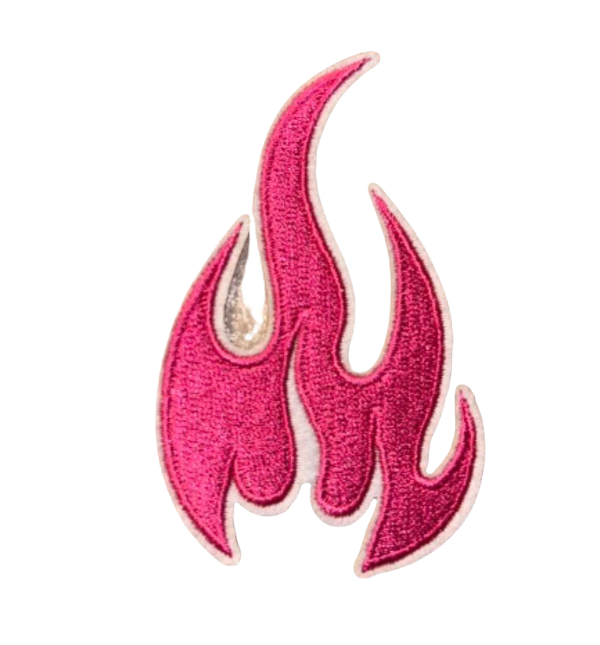 Pink Flame  Patch FIRE Patch Iron on Patch Brand New Burn Hot Flames Pink Hot