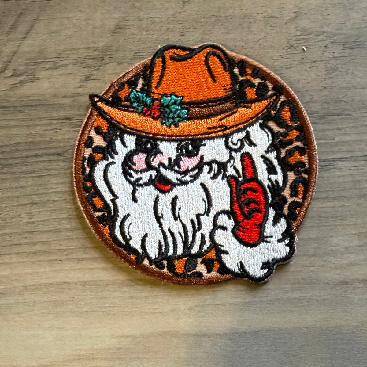 Leopard Santa Patch