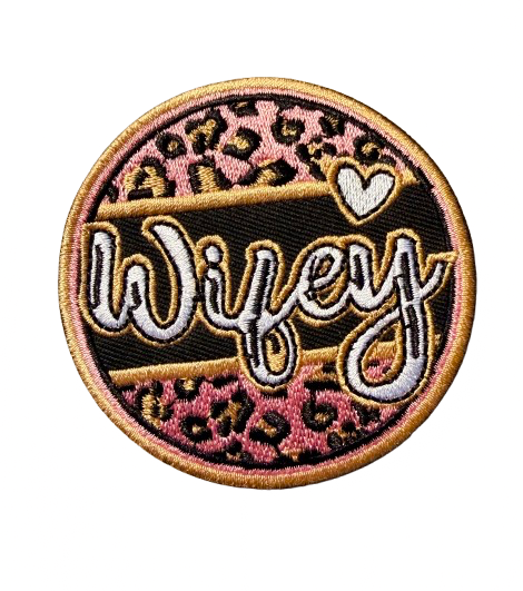 Wifey leopard Patch 6l