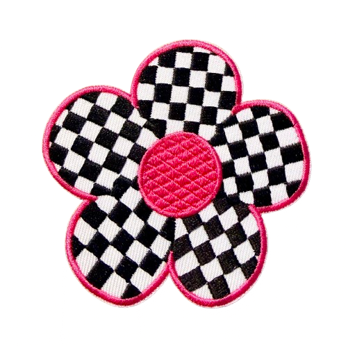 Checkered Daisy Patches