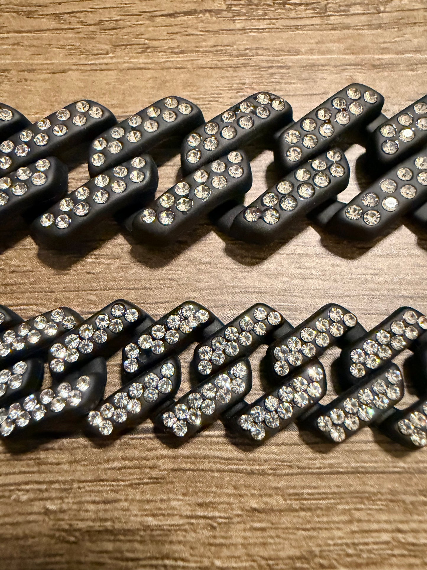 Square Bling Matte Chains