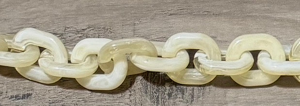 Marble Large Oval Link Chain