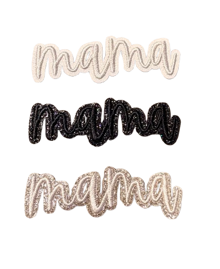 Mama Glitter Patches 7ijk