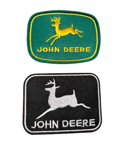 JOHN DEERE Patches Iron On Ready Brand New Your Choice or Both