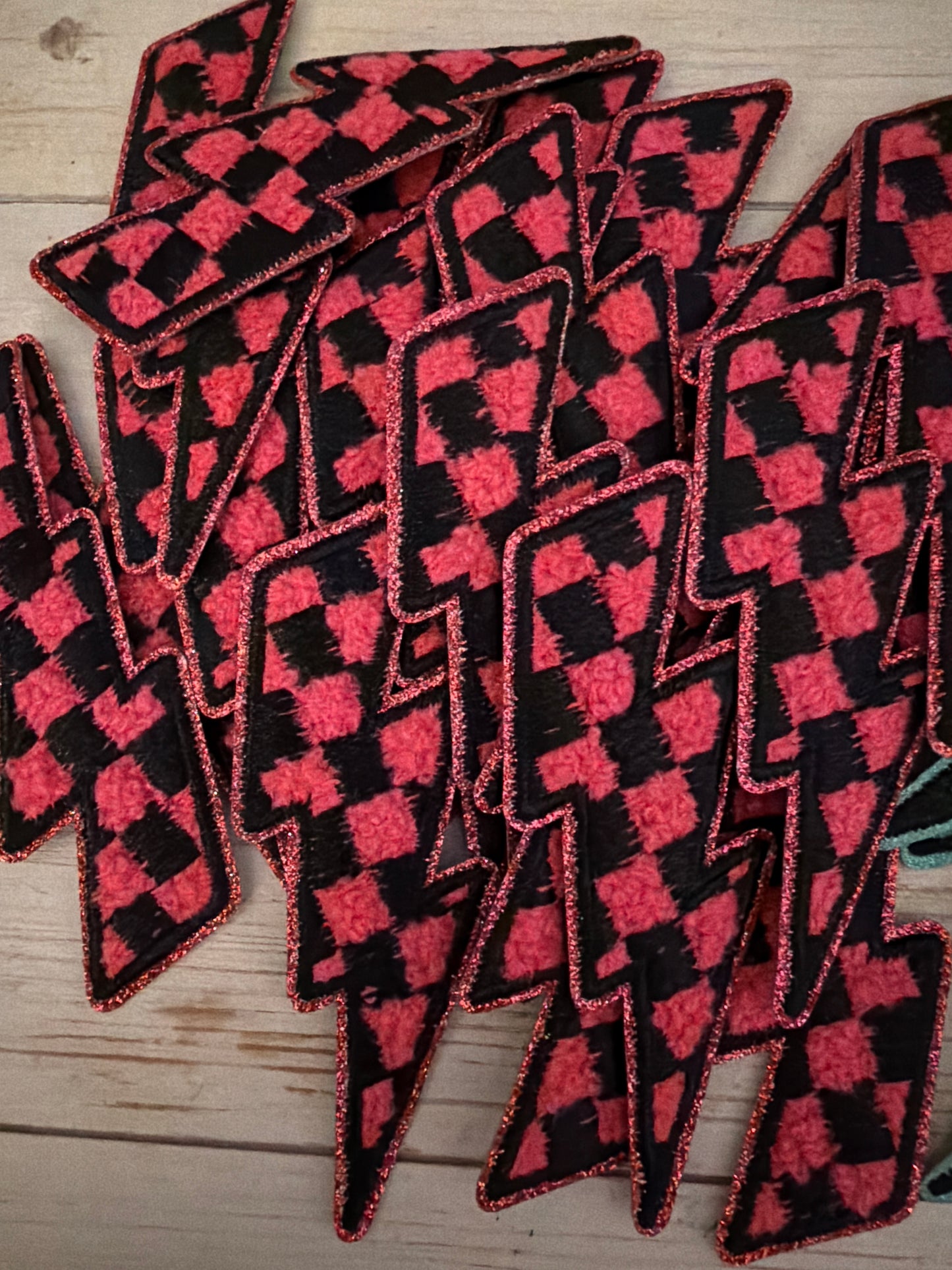 Checkered Bolt Patch