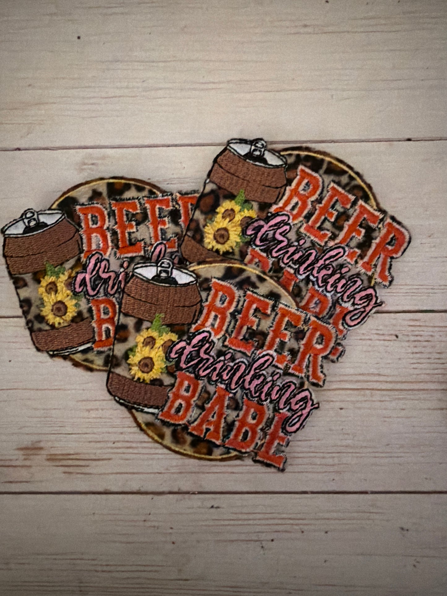 Beer Drinking Babe Patch